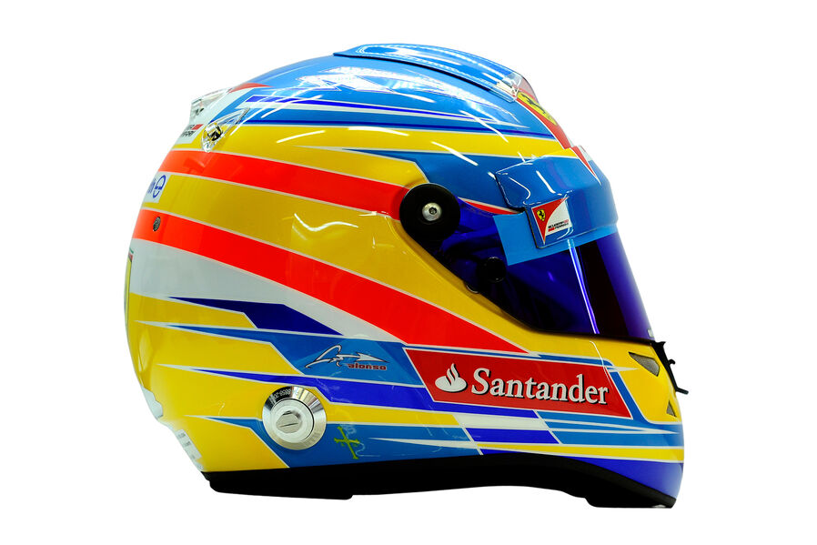 Fernando Alonso Helm 2013