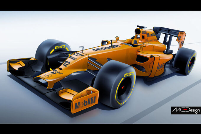 Formula 1 - Estudo - McLaren 2014