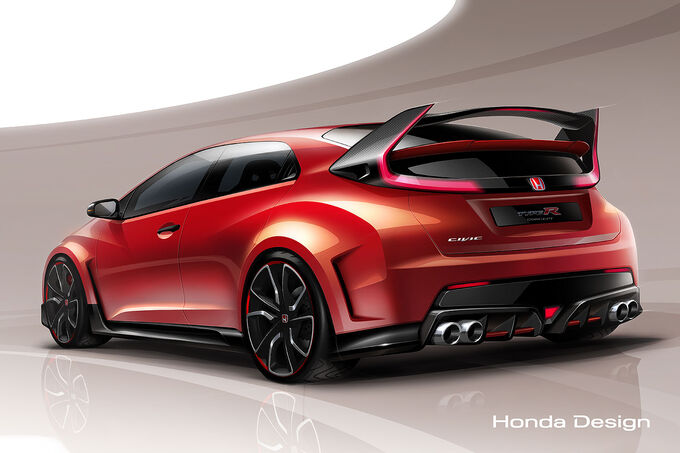 Auto motor sport honda civic type r #5