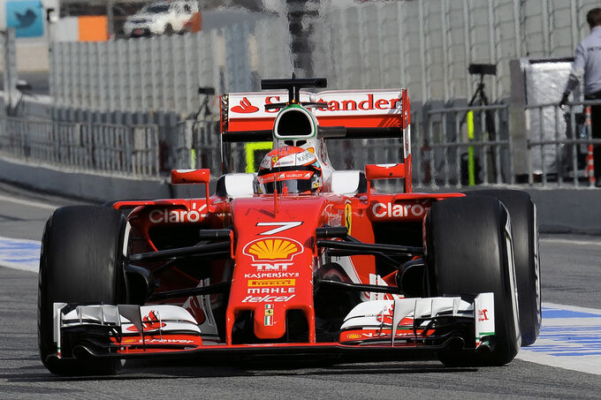 Kimi Räikkönen - Ferrari - Formel 1-Test - Barcelona - 24. Februar 2016