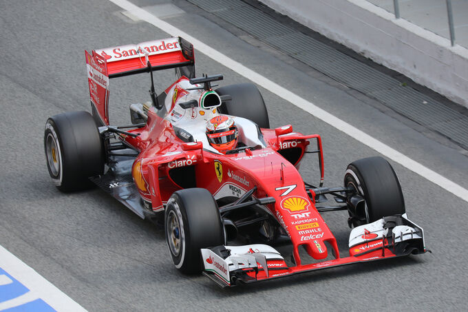 Kimi Räikkönen - Ferrari - Formel 1-Test - Barcelona - 25. Februar 2016