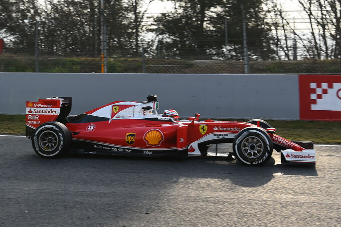 Kimi Räikkönen - Ferrari - Formel 1-Test - Barcelona - 25. Februar 2016