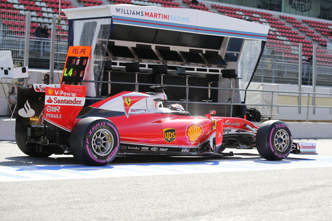 Kimi Räikkönen - Ferrari - Formel 1-Test - Barcelona - 25. Februar 2016