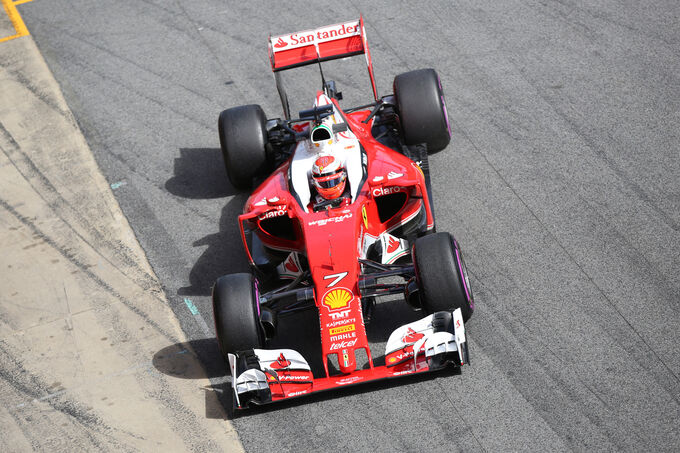 Kimi Räikkönen - Ferrari - Formel 1-Test - Barcelona - 3. März 2016