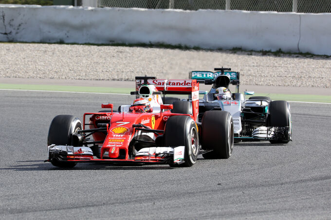 Kimi Räikkönen - Ferrari - Formel 1-Test - Barcelona - 3. März 2016