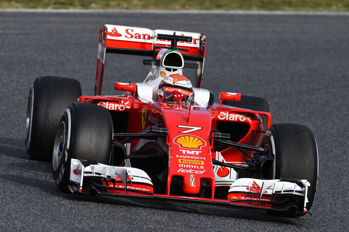 Kimi Räikönen - Ferrari - Formel 1-Test - Barcelona - 3. März 2016