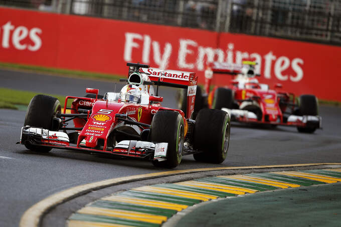 Sebastian Vettel - Ferrari - Formel 1 - GP Australien - Melbourne - 18. März 2016