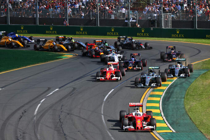 Start - GP Australien 2016