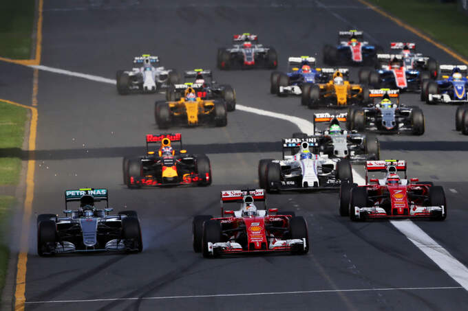 Start - GP Australien 2016