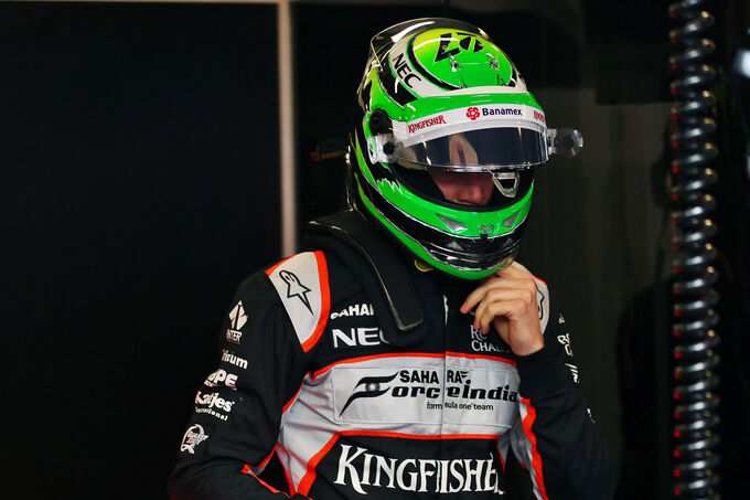 Nico Hulkenberg with a new helmet design : r/formula1